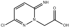 6-氯-3-亚氨基-2,3-二氢哒嗪-2-乙酸 结构式