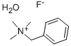 苄基三甲基氟化铵一水化合物 结构式