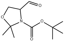 1,1-二甲基-(R,S)-4-甲酰基-2,2-二甲基-3-噁唑啉羧酸乙酯 结构式