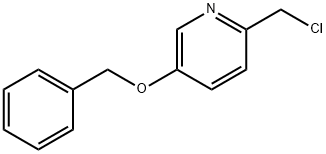 5-(苄氧基)-2-氯甲基吡啶 结构式