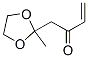 3-Buten-2-one,  1-(2-methyl-1,3-dioxolan-2-yl)- 结构式