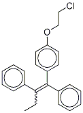 (E/Z)-1-[4-(2-Chloroethoxy)phenyl]-2-(4-hydroxyphenyl)-1-phenyl-1-butene 结构式