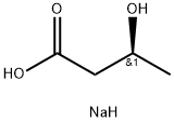 (S)-(+)-3-羟基丁酸钠盐 结构式