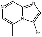 3-溴-5-甲基咪唑并[1,2-A]吡嗪 结构式