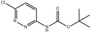 3-(N-叔丁氧羰基-氨基)-6-氯哒嗪 结构式