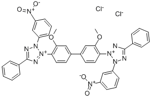 3-硝基四氮唑蓝氯化物 结构式