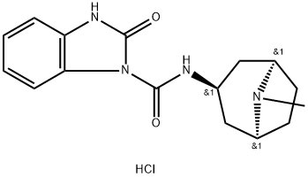 N-(8-methyl-8-azabicyclo[3.2.1]oct-3-yl)-2-oxo-3H-benzoimidazole-1-carboxamide 结构式