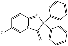 6-Chloro-2,2-diphenyl-2H-imidazo[1,2-a]pyridin-3-one 结构式