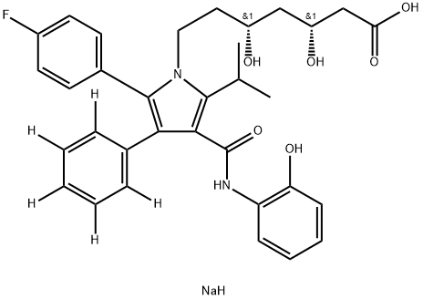 2-Hydroxy Atorvastatin-d5 Disodium Salt 结构式