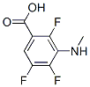 Benzoic acid, 2,4,5-trifluoro-3-(methylamino)- (9CI) 结构式