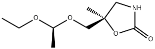 2-Oxazolidinone,5-[(1-ethoxyethoxy)methyl]-5-methyl-,(R*,S*)-(9CI) 结构式