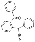 2-(2-苯甲酰基苯基)-2-苯基乙腈 结构式