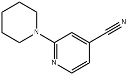 2-(哌啶-1-基)异烟腈 结构式