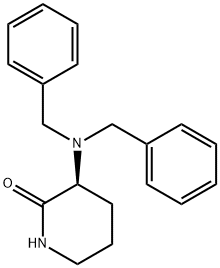 3-(二苄基氨基)哌啶-2-酮 结构式