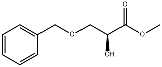 (S)-3-苄氧基-2-羟基丙酸甲酯 结构式