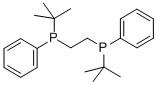 (1R,2R)-BIS[TERT-BUTYL(PHENYL)PHOSPHINO]ETHANE 结构式