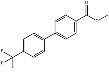 [1,1'-Biphenyl]-4-carboxylic acid, 4'-(trifluoroMethyl)-, Methyl ester 结构式