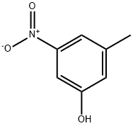 3-甲基-5-硝基苯酚 结构式