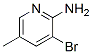 2-氨基-3-溴-5-甲基吡啶 结构式