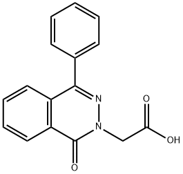 (1-氧代-4-苯酞-2(1H)-基)乙酸 0.7H2O 结构式