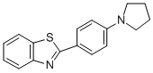 2-(4-Pyrrolidin-1-yl-phenyl)-benzothiazole 结构式