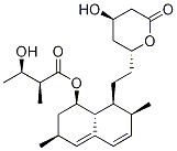 [1S-[1α(2R*,3R*),3α,7β,8β(2S*,4S*),8aβ]]-3-Hydroxy-2-Methylbutanoic Acid 1,2,3,7,8,8a-hexahydro-3,7-diMethyl-8-[2-(tetrahydro-4-hydroxy-6-oxo-2H-pyran-
2-yl)ethyl]-1-naphthalenyl Ester 结构式