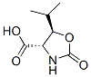 4-Oxazolidinecarboxylicacid,5-(1-methylethyl)-2-oxo-,(4S-trans)-(9CI) 结构式