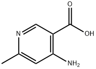 4-氨基-6-甲基烟酸 结构式