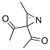 Ethanone, 1,1-(3-methyl-2H-azirin-2-ylidene)bis- (9CI) 结构式