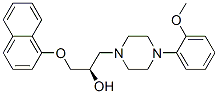 R-(+)-Naftopidil 结构式