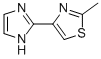 4-(1H-IMIDAZOL-2-YL)-2-METHYL-THIAZOLE 结构式