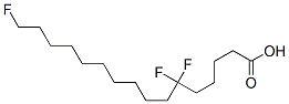 6,6,16-trifluorohexadecanoic acid 结构式