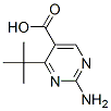 5-Pyrimidinecarboxylic acid, 2-amino-4-(1,1-dimethylethyl)- (9CI) 结构式