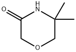 5,5-二甲基-3-吗啉酮 结构式