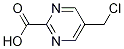 5-chloroMethyl-pyriMidine-2-carboxylic acid 结构式