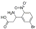 3-AMino-3-(5-broMo-2-nitro-phenyl)-propionic acid 结构式