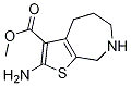 2-AMino-5,6,7,8-tetrahydro-4H-thieno[2,3-c]azepine-3-carboxylic acid Methyl ester 结构式