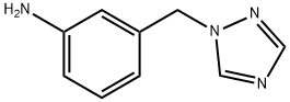 3-(1H-1,2,4-三唑-1-基甲基)苯胺 结构式