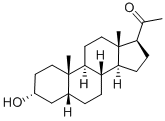 孕烷醇酮 结构式