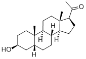 孕烷醇酮 结构式