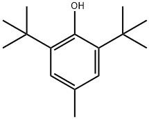 2,6-二叔丁基-4-甲基苯酚 结构式