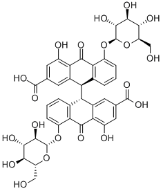 番泻苷 B 结构式