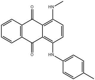 1-甲氨基-4-对甲苯氨基蒽醌 结构式