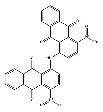 1,1'-iminobis(4-nitroanthraquinone)  结构式
