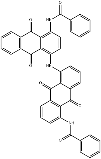 4,5'-dibenzamido-1,1'-iminodianthraquinone 结构式