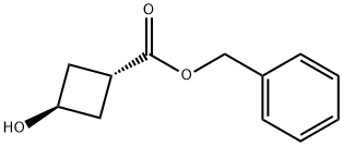 Benzyl trans-3-hydroxycyclobutanecarboxylate 结构式