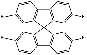 2,2',7,7'-四溴-9,9'-螺二芴 结构式