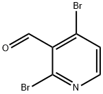 2,4-二溴吡啶-3-甲醛 结构式
