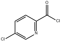 5-氯-2-吡啶甲酰氯 结构式