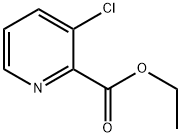 3-氯-2-吡啶羧酸乙酯 结构式